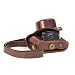 MegaGear "Ever Ready" Protective Leather Camera Case, Bag for Case for Canon PowerShot G1X Mark II Digital Camera (Dark Brown)