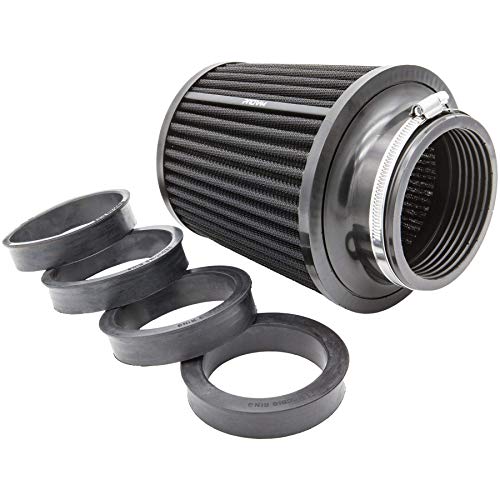 Ramair Filters Performance PRORAM Universal Intake Induction Cone Air Filter - 150mm Base With Reducing Rings