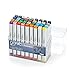 Produktbild COPIC Classic Marker Set mit 36 Farben professionelle Layoutmarker alkoholbasiert im praktischen Acryl-Display zur Aufbewahrung und einfachen Entnahme
