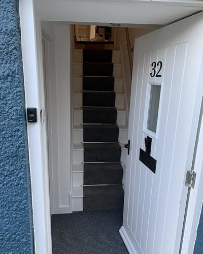 Silver Carpet Rods - 115cm Brass Fixing Rod for Stair Runners, Easy Installation, Ideal for Home Theatre & Stairs, Durable & Stylish, 1 Piece