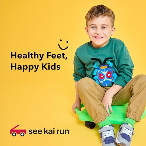 See Kai Run Basics - Sophia - Mary Janes for Kids, Black/Dots, Toddler 9