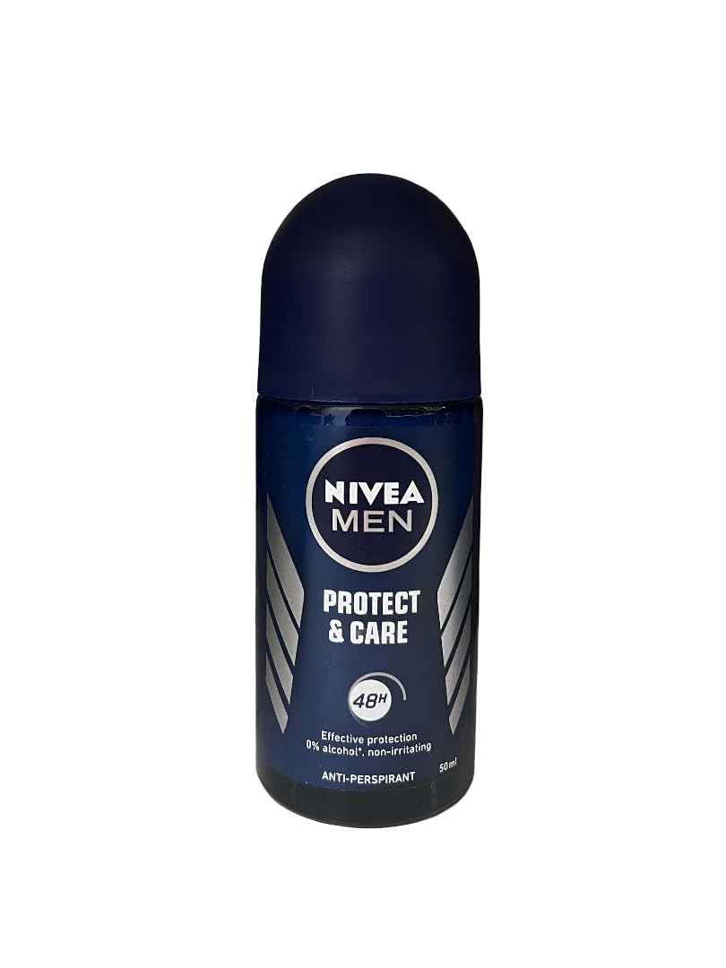 Nivea Men Protect And Care Anti Perspirant Fresh Scent Deodorant Roll On, 50 Ml (Pack Of 6)-image-49