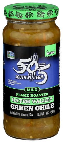 505 Southwestern, Flame Roasted Green Chile Hatch Valley Mild, 16 Ounce