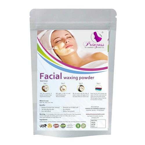 Prinzass The Handmade Cosmetics Facial Hair Removal Wax Powder for women and men, all type of skin, 100 gram (B0B6VKVLFR) Amazon Price History, Amazon Price Tracker