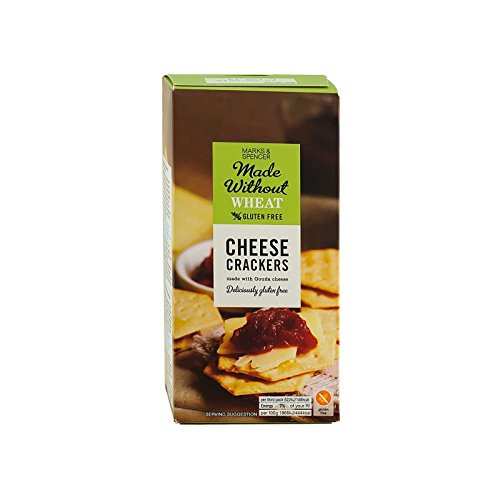 (Marks & Spencer (�}�[�N�X���X�y���T�[)) �`�[�Y�N���b�J�[�́A������100�O�������O���e�� (x4) - Marks & Spencer Cheese Crackers Gluten Free 100g (Pack of 4) [���s�A