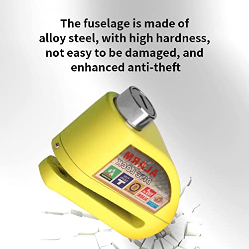 Bloqueio de freio a disco de alarme de motocicleta,Bloqueio de disco de alarme de segurança de liga