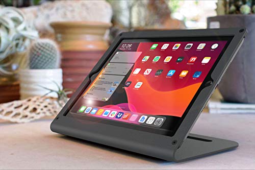 Windfall Heckler Design diebstahlsichere Tischhalterung kompatibel mit iPad 7, iPad 8 sowie iPad 9 (2019-2021) 10.2 Zoll (schwarz)