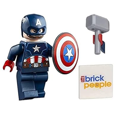 LEGO Superheroes: Captain America Minifig con Shield Italia Ubuy - Main Image