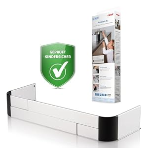 Reer Premium Herdschutzgitter, 57-90 cm, Silber