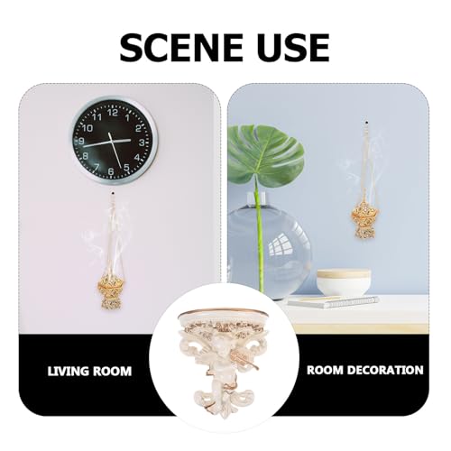 Brûleur parfum suspendu en métal, solution pour encens et cônes - 4