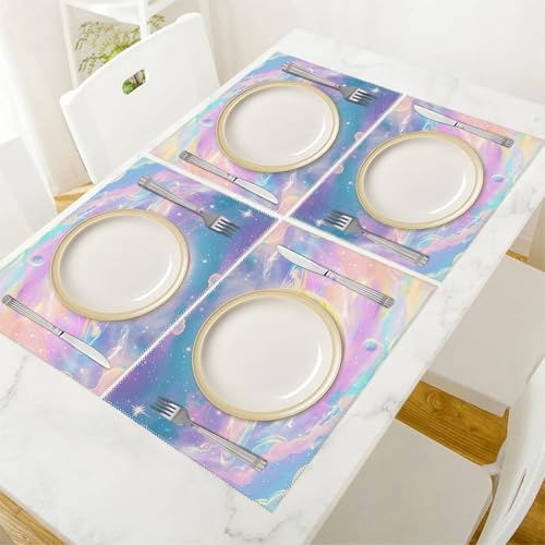 Sets de table lavables pour protéger la table des taches et chaleur - 6
