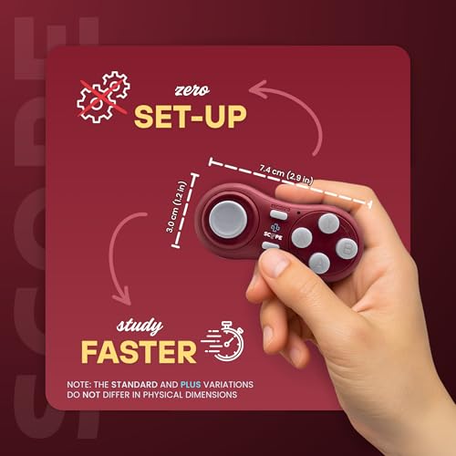 Image of Scope Remote- Remote for Anki. Customizable with Anki Add-on, Compatible with Windows, Mac, iOS, iPad, Android. Quizlet Compatible Controller. Limited Cardiology Edition, Plus (16-18 Hours Battery)