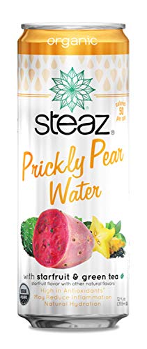 Steaz Prickly Pear Water with Starfruit and Green Tea - Thumbnail 3