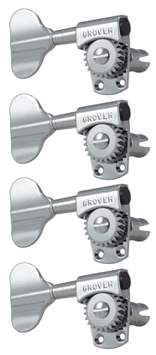 Grover 145CL4 Têtes de Mécaniques Basse Mini : mécanique 4 en ligne pour luthier