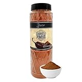 Pontino CHIPOTLE POWDER - Smoky & Spicy - Smoked Jalapeño Powder - Ground Chipotle Chili Seasoning for Rubs, Meat, Veggies - All Natural, Non-GMO & Packed to Keep It Fresh - 18.69oz (530g)