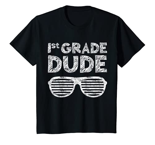 Kids 1st Grade Dude T-Shirt First Grade Back To School Gift T-Shirt