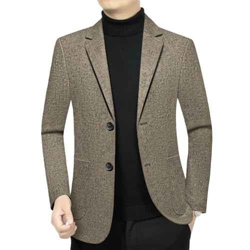 Blazer décontracté homme fini les vestes larges adoptez la coupe ajustée