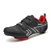 Cycling Shoes for Men Women Indoor Spin Cycle Road Bike Shoes with Delta Cleats Pre-Installed Black