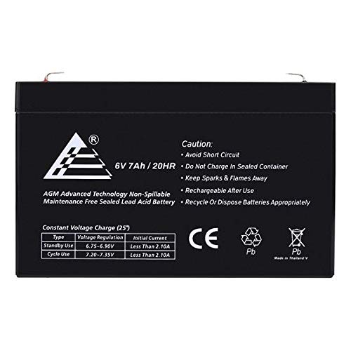 6 Volt 7Ah Sla Battery Eci Power #TOP1