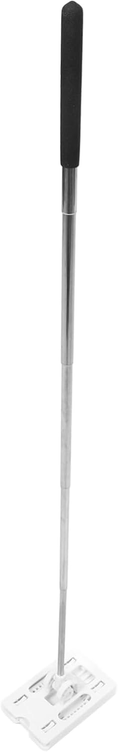 CHILDWEET Telescopic Parking Card Holder Rod for Toll Kiosks Vehicles White