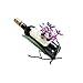 CAIMEI Weinhalter Barware Weinregition Dekoration Wein Flaschenhalter Haushaltsdekoration Schmiedeeisen Schmetterling Orchidee Rack 29 * 12 * 17 cm/Schwarz/29 * 12 * 17Cm