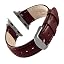 Mahogany/Matched Thread, Matte Silver Hardware