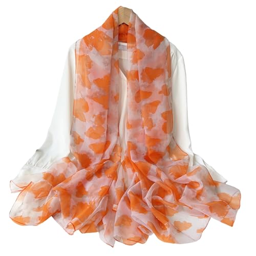 Écharpes légères contre les UV et foulards transparents mousseline respirante