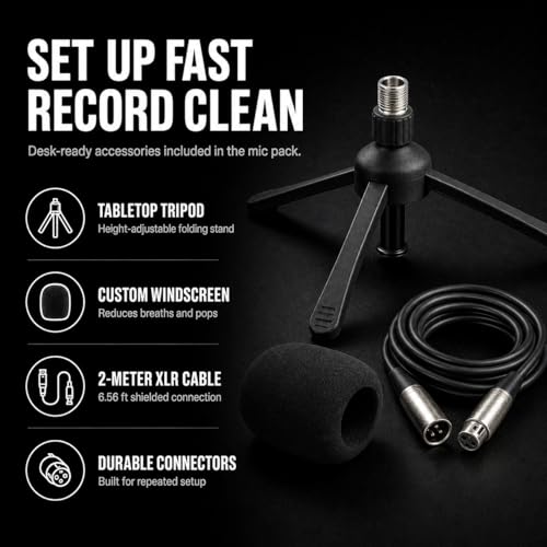 Image of Zoom PodTrak P4next Podcast Recorder Bundle with ZDM-1 Podcast Mic Pack Includes Dynamic Microphone, Headphones, Tripod, Windscreen, and XLR Cable (P4next + Podcast Mic Pack Bundle)