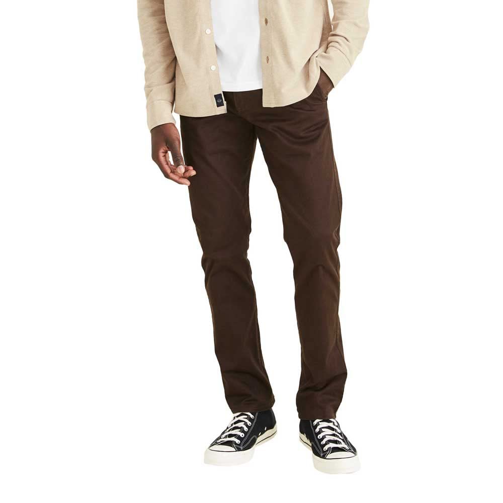 Dockers Men's Alpha Khaki Original Slim Trousers — view 22