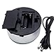 Hsthe Sea LED-Drehständer, 7 Farben, Farbwechsellicht, Kristall-Displaysockel, Drehteller, Displayständer für Tassen, Kristallglas, Kunst, Sammlerstücke, Statuen, Schmuck