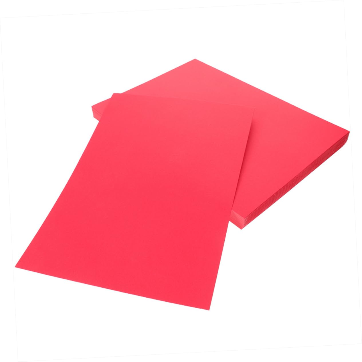 A4 Bastelkarton Rot 100 Blatt Papier für Handarbeiten und Einladungskarten Dekoratives Kartenmaterial für Bastelarbeiten