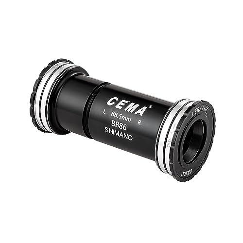 Boîtier de pédalier BB86 BB92 Shimano roulement céramique noir Cema