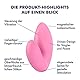 Satisfyer, Fingervibrator, Love Riot, vielseitig einsetzbar, aus Silikon, Farbe:pink
