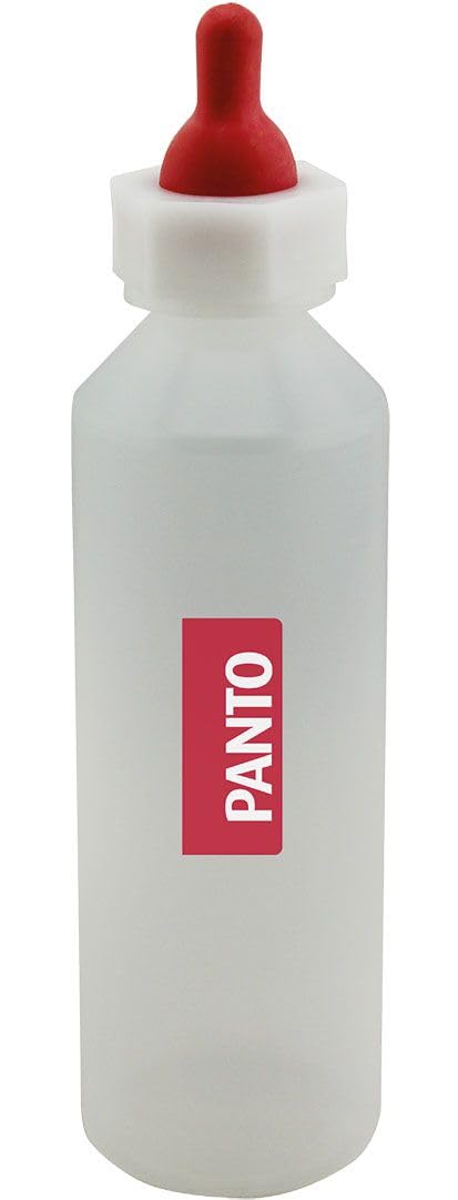 PANTO Lämmermilch Aufzuchtflasche 500ml – hochwertige & langlebige Lämmermilchflasche zur Aufzucht von Schaflämmer & Ziegenlämmer