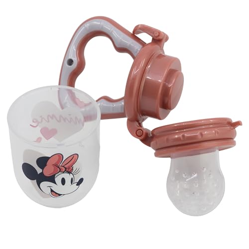 Ciuccio Frutta Bambini Disney Minnie, In Plastica Senza Bpa, Con Funzione Anti Soffocamento, Lavabile E Riutilizzabile - 4