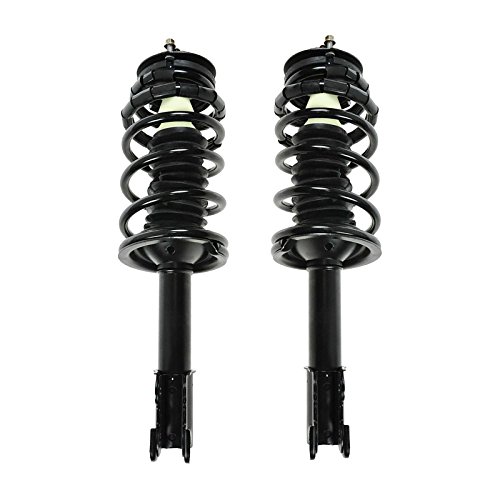 Image of TRQ Front Strut and Spring Assembly Set 2 Piece | For 1991-92 Saturn SC 93-02 SC1 SC2 91-02 SL SL1 SL2 93-99 SW1 93-01 SW2