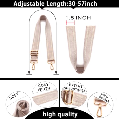 Image of Purse Straps Replacement Wide Crossbody Shoulder Strap for Bags Purse Extender Accessories Guitar Straps