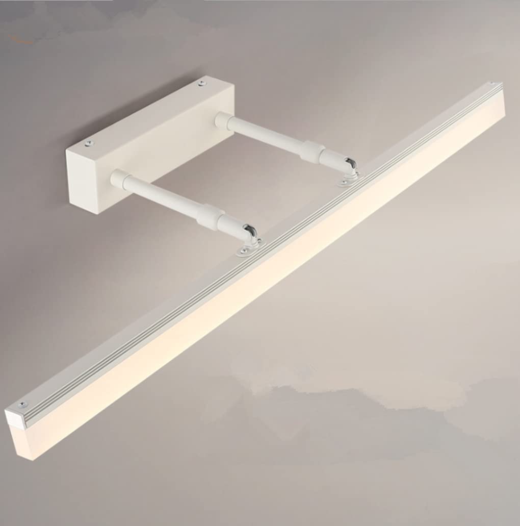 D'oro, 60cm, LED Luce dello Specchio Bagno Impermeabile, Angoli Regolabili, per Trucco e Armadio, Lampada da Parete