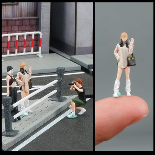 Figurita Miniatura 1/64 Photography Boy Resina miniatura 3