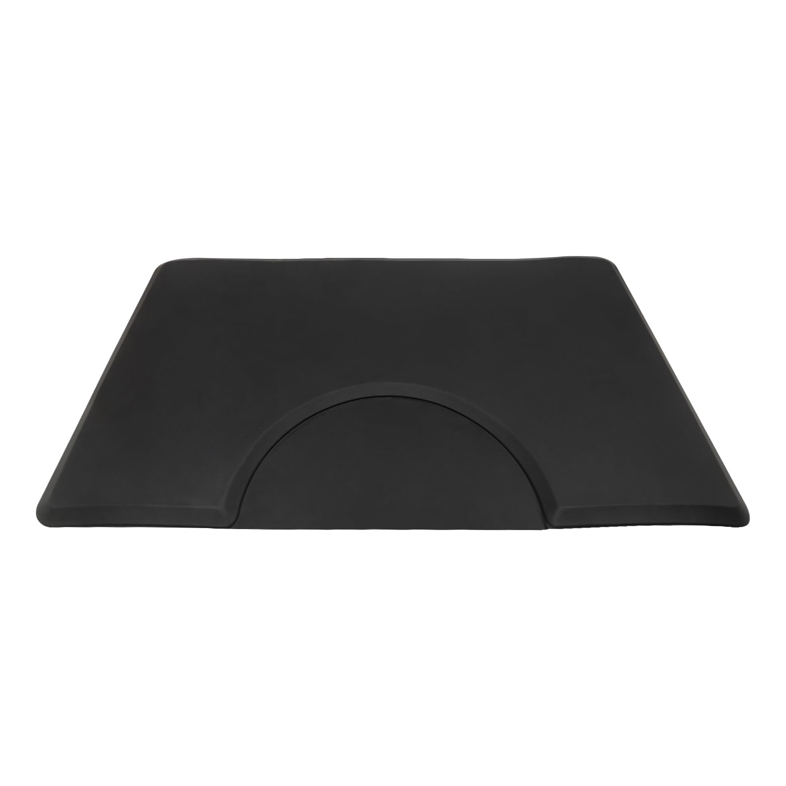 Alfombrilla de suelo antifatiga, alfombrilla de 3 x 5 pies para salón de peluquería, barbería, antideslizante, resistente al agua, talón resistente, cuadrado, negro