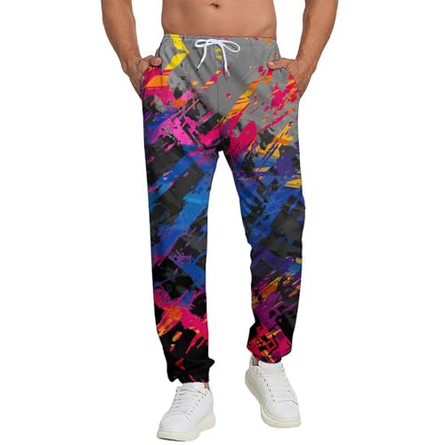 PIANHAUE - Jogging pour hommes avec poches, pantalon de sport avec cordon, camouflage griffes, XL