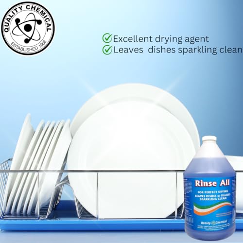 rinse all  commercial industrial grade rinse aid  1 gallon 128 oz