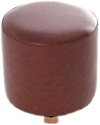 Grand tabouret marron et banc à chaussures multifonctionnel QHQQXN