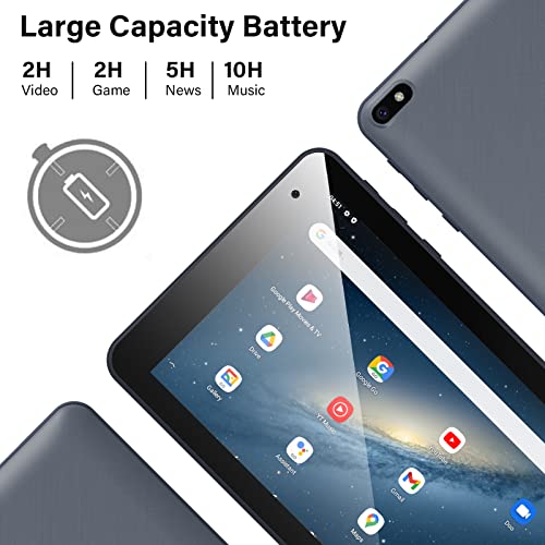 Android Tablet 7 Inch, Android 11.0 Tablet 2Gb Ram 32Gb Rom Tablet 7 Inch With Wifi, Bluetooth, Gms, Dual Camera, Google Play For Youtube, Netflix, Gaming #TOP4