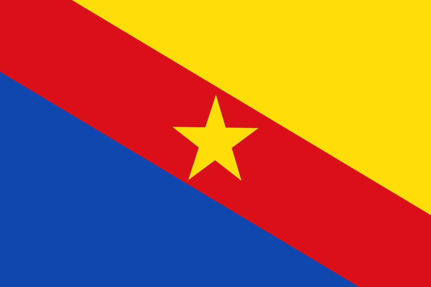Drapeau XL Guaduas Cundinamarca grand pavillon municipal de Colombie