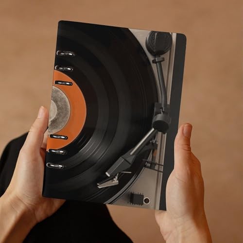 Cuaderno A5 de cuero sintético plano para escribir sin incomodidad 7