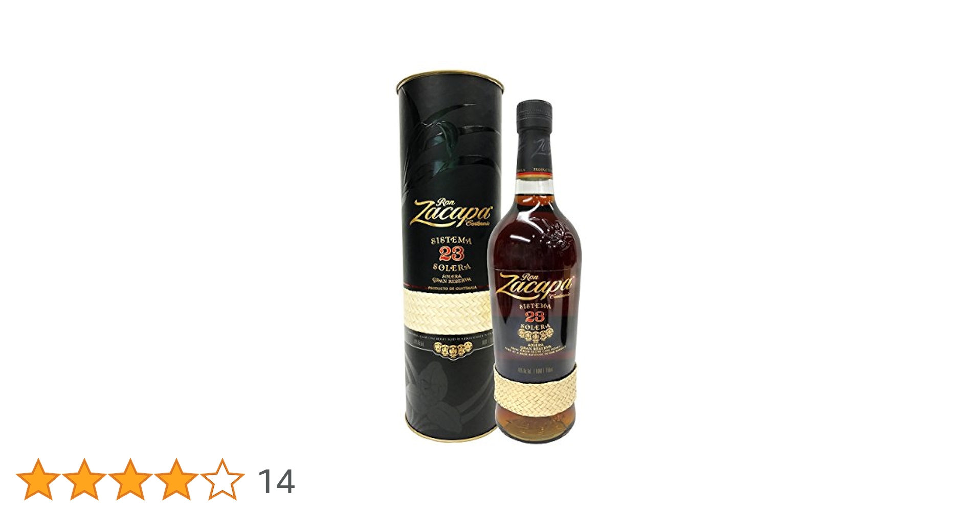 ロンサカパ センテナリオ 23年 旧ボトル 750ml 40%【N4】 ロンサカパ センテナリオ 23年 （ロン・サカパ） 750ml [正規