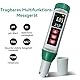 Shiptree pH-Messgerät (± 0,01), 5-in-1 pH/TDS/EC/Salinität/Thermometer, hochpräziser Swimmingpool pH Tester mit hintergrundbeleuchtetem LED-Display und Temperaturkompensation, für Trinkwasser/Pool