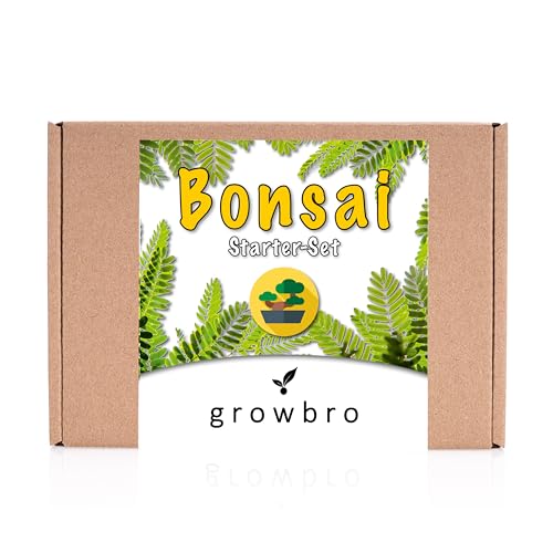 Bonsai Anzuchtset von growbro - ZÜCHTE DEINEN EIGENEN BONSAI BRO, Bonsai...