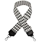 LUROON Schultergurt 5cm Breit, Universeller Geflecht Umhängegurt Schulterriemen für Taschen Handtaschen, Verstellbarer Taschengurt 90-145cm mit Karabiner, Taschengurte zum Wechseln